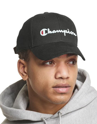 Champion Garment Washed Relaxed Cap Black