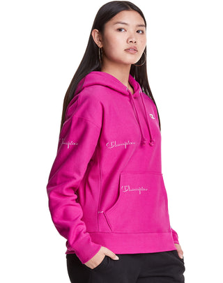 Champion Reverse Weave Hoodie Pink - LACES STORE CHAMPION