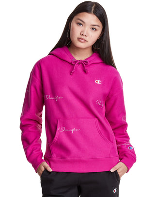 Champion Reverse Weave Hoodie Pink - LACES STORE CHAMPION